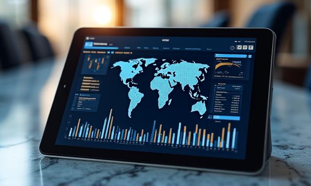 Dashboard finanziaria moderna
